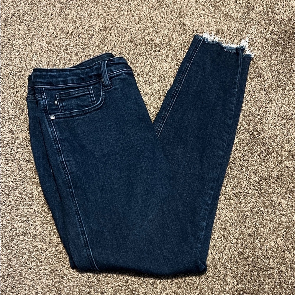 Judy Blue skinny raw hem‎ jeans